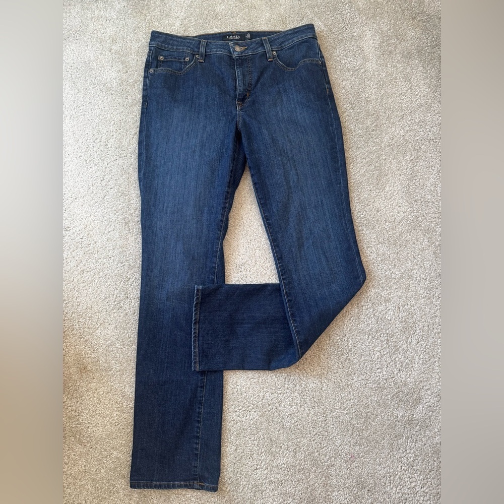 Ralph Lauren Black Label Dark Blue Straight leg Jeans for Women